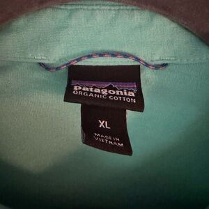 Patagonia Organic Cotton Top - Aqua